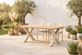 Dining Tuintafel  180 x 100 cm Taupe Cardiff