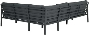 Garden Impressions Denver loungeset 4-delig - zwart