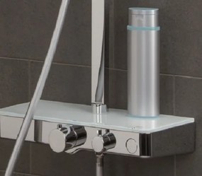 Schutte Ocean complete regendouche inclusief thermostaatkraan en planchet chroom/wit