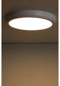 Aluminium Led Plafondlamp Tarik Ø30 Cm Warm Wit - Sklum