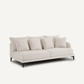 3-zits slaapbank in polyester canvas, MODERNISTE, ontwerp Emmanuel Gallina