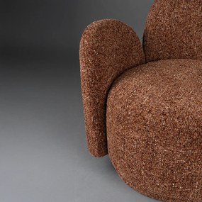 Dutchbone Rose Draaibare Fauteuil Bordeaux