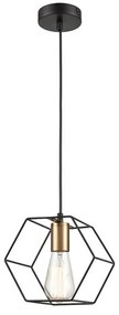 Hanglamp APP1131-1CP Zwart/goud