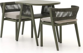 Bistro- en balkonset Manifesto | 2 personen | Tuinset aluminium | 3-delig | Kees Smit Tuinmeubelen