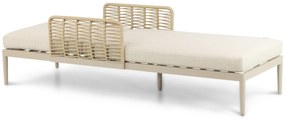 Coco Ibiza Ligbed Aluminium/wicker Grijs