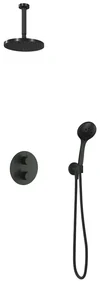 Hotbath Cobber IBS20ACR inbouwdouche met 3s handdouche en 15cm plafondbuis chroom