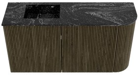 Mondiaz Joya DLux 80cm toiletmeubel ronding rechts shadow met wastafel faye links 1 kraangat lava