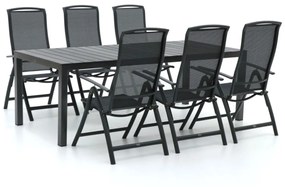 R&S Design Capri/Fidenza 220cm dining tuinset 7-delig verstelbaar