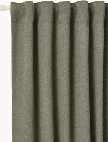 Ondoorzichtige multi-band gordijnen Joan, 2-delig, in verschillende formaten