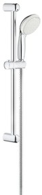 GROHE Tempesta 100 Glijstangset - 60cm - ronde handdouche - 2 straalsoorten - metalen doucheslang - chroom 26803000