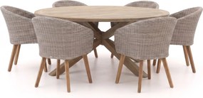 Diningset Intenso | 6 personen | Tuinset teakhout | 7-delig | Kees Smit Tuinmeubelen