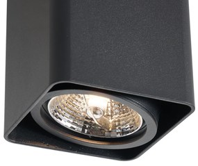 Design opbouwSpot / Opbouwspot / Plafondspot zwart GU10 70mm draai- en kantelbaar - Vox Design GU10 Binnenverlichting Lamp