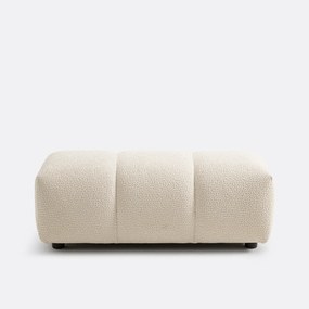 Poef, fluweel reliëf, L109 cm, Nuria