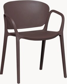 Stapelbare tuin stoelen Bent met armleuningen, 2-delig