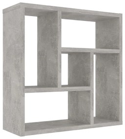 vidaXL Wandschap 45,1x16x45,1 cm spaanplaat betongrijs