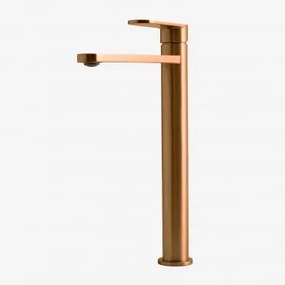 Alameda Messing Wastafelkraan Rosé Goud & ↑30 Cm - Sklum