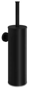 Hotbath Cobber X WC-borstelgarnituur wandmodel zwart mat CXA11BL