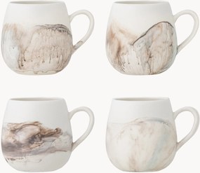 Mokken Lyre van keramiek, 4-delig