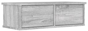 vidaXL Tv-wandmeubel 60x26x18,5 cm bewerkt hout grijs sonoma eiken