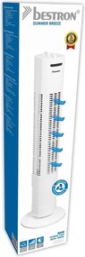 Bestron AFT760W Towerventilator 75cm Wit