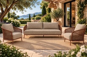 4 Seasons Outdoor Vista loungeset Spicy Loungeset beige weerbestendig