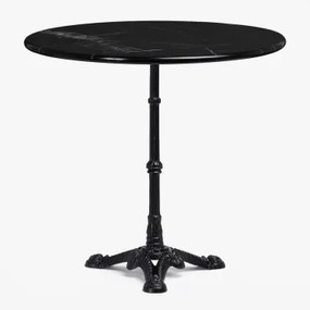 Roma Marmeren Bartafel Zwart Marquina-marmer & Rond & Zwart - Sklum