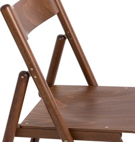 Set van 2 klapstoelen van beukenhout en gefineerd hout, Panni