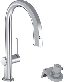 Hansgrohe Aqittura filtersystem 210 uittrekbare uitloop 1jet chroom 76803000