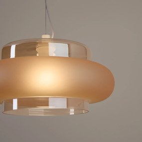 Hanglamp in gekleurd glasØ40 cm, Triana