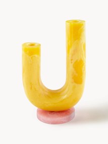 Handgemaakte vaas Como met marmerlook, H 20 cm