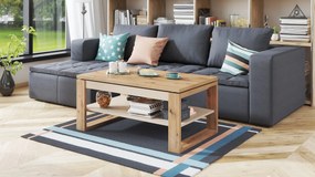 NUO eiken artisan / beige, salontafel