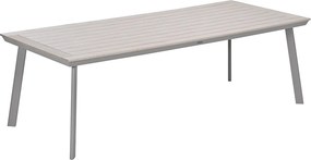 Garden Impressions Senja tuinset 7-delig taupe - Penedo tuintafel 230x100 cm