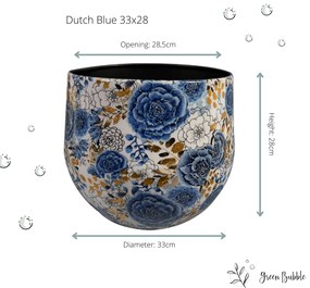 Designed by Lammie pot Dutch Blue
