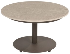 Boaz lounge tuintafel 60xH35 cm ceramic middenpoot terre 4 Seasons Outdoor