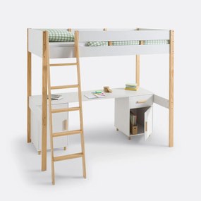 Mezzanine bed met bureau, Stoki