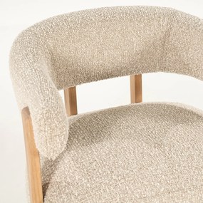 Armleuningstoel Boucle Taupe