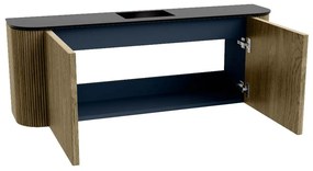 Mondiaz Joya 115cm toiletmeubel ronding links/rechts dusk met wastafel faye midden zonder kraangat urban