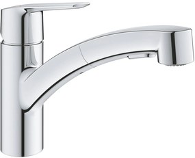 Grohe QuickFix Start keukenmengkraan met uittrekbare handdouche chroom