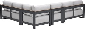 Garden Impressions Malakka loungebank 4-delig - light teak look