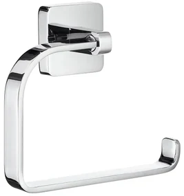 Smedbo Ice Toiletrolhouder - 13x11.3x4cm - zelfklevend / boren - Massief messing Chroom OK341
