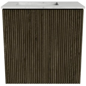 Mondiaz Joya DLux 40cm toiletmeubel shadow met wastafel faye links zonder kraangat opalo