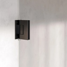 Brauer Void Carving profielloze douchecabine 80x80cm gunmetal geborsteld PVD