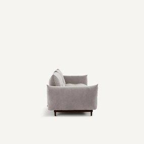 3-zits compacte bank in stoned fluweel, VITORIA