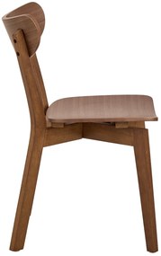 ROXY natuurlijke walnoot - HOUTEN STOEL VOOR WOONKAMER, EETKAMER, KEUKEN, RETRO