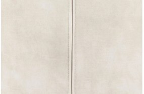 Goossens Eetkamerstoel Hera wit velvet stof leuning, modern design