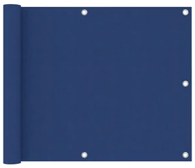 vidaXL Balkonscherm 75x500 cm oxford stof blauw