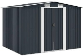 vidaXL Tuinberging 257x205x178 cm staal antraciet
