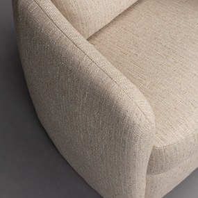 Dutchbone Soho Sand Retro Fauteuil Zandkleur