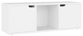 vidaXL Tv-meubel 88,5x27,5x30,5 cm spaanplaat wit