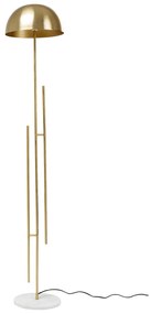 Kare Design Solo Brass Gouden Vloerlamp Met Marmer